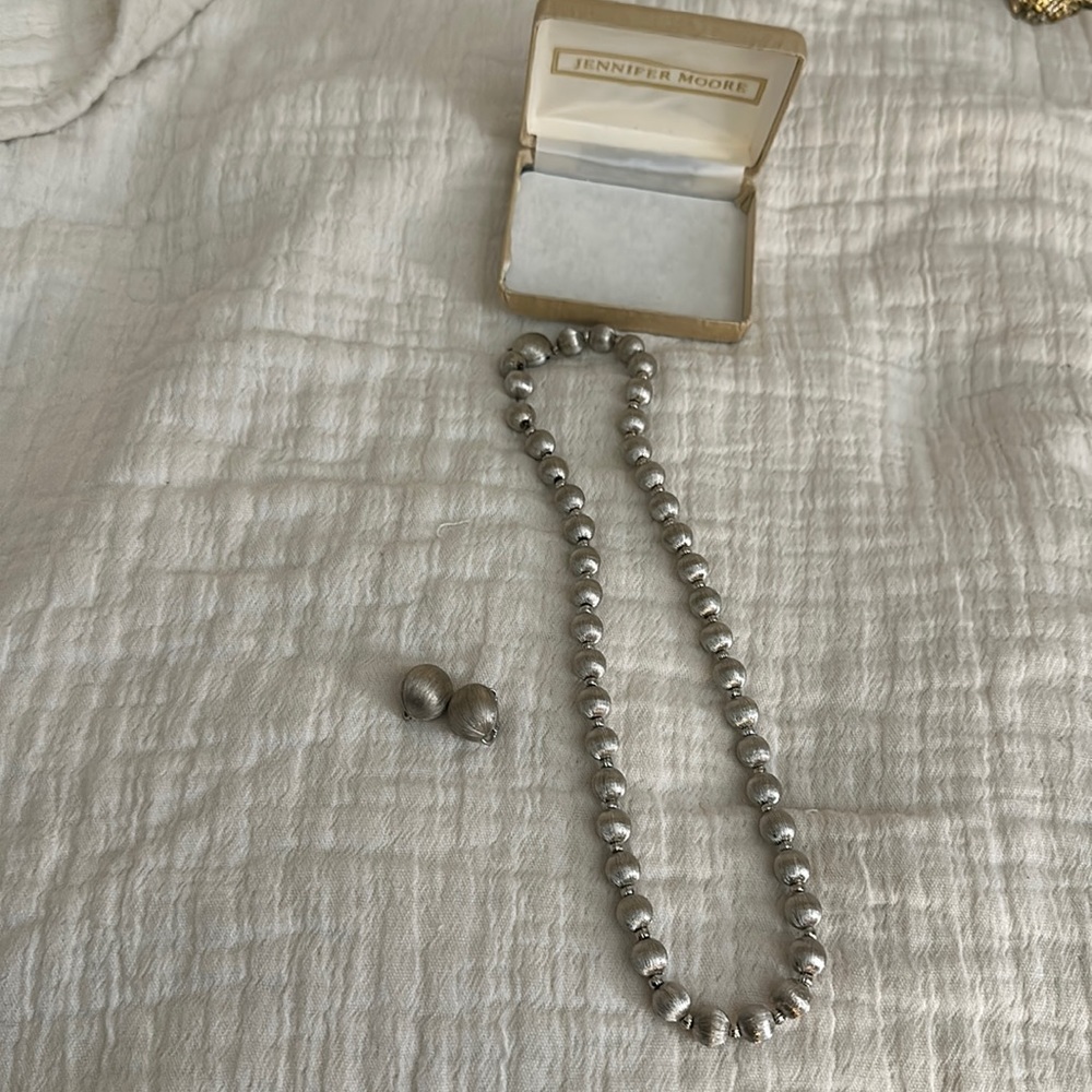 Vintage Jennifer Moore set necklace and earrings